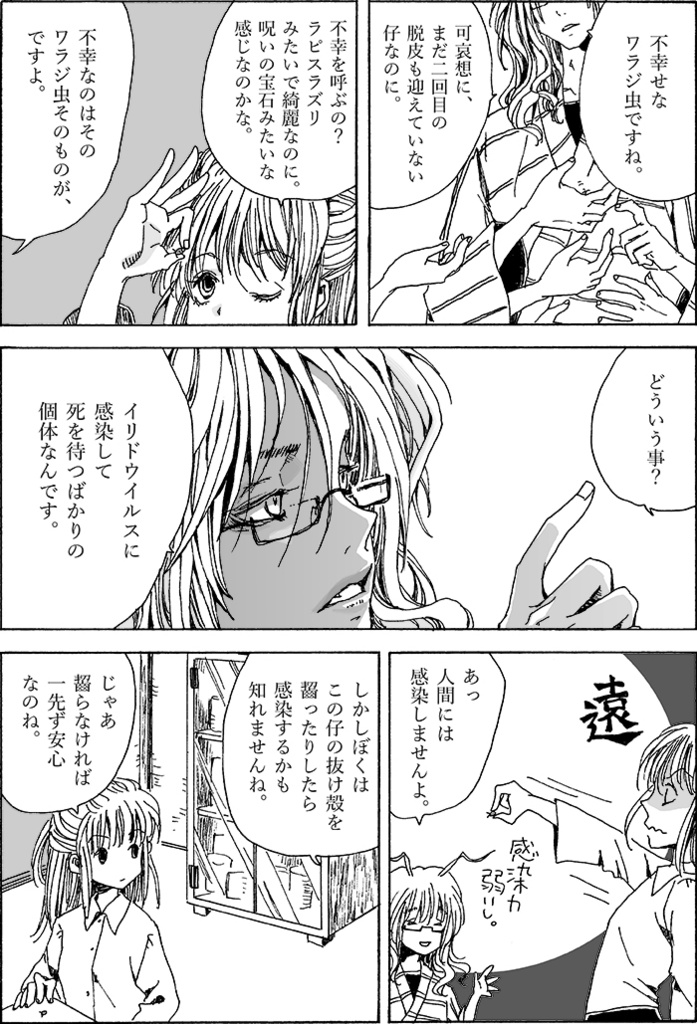 【自家通販】でかいワラジ虫漫画冊子三種