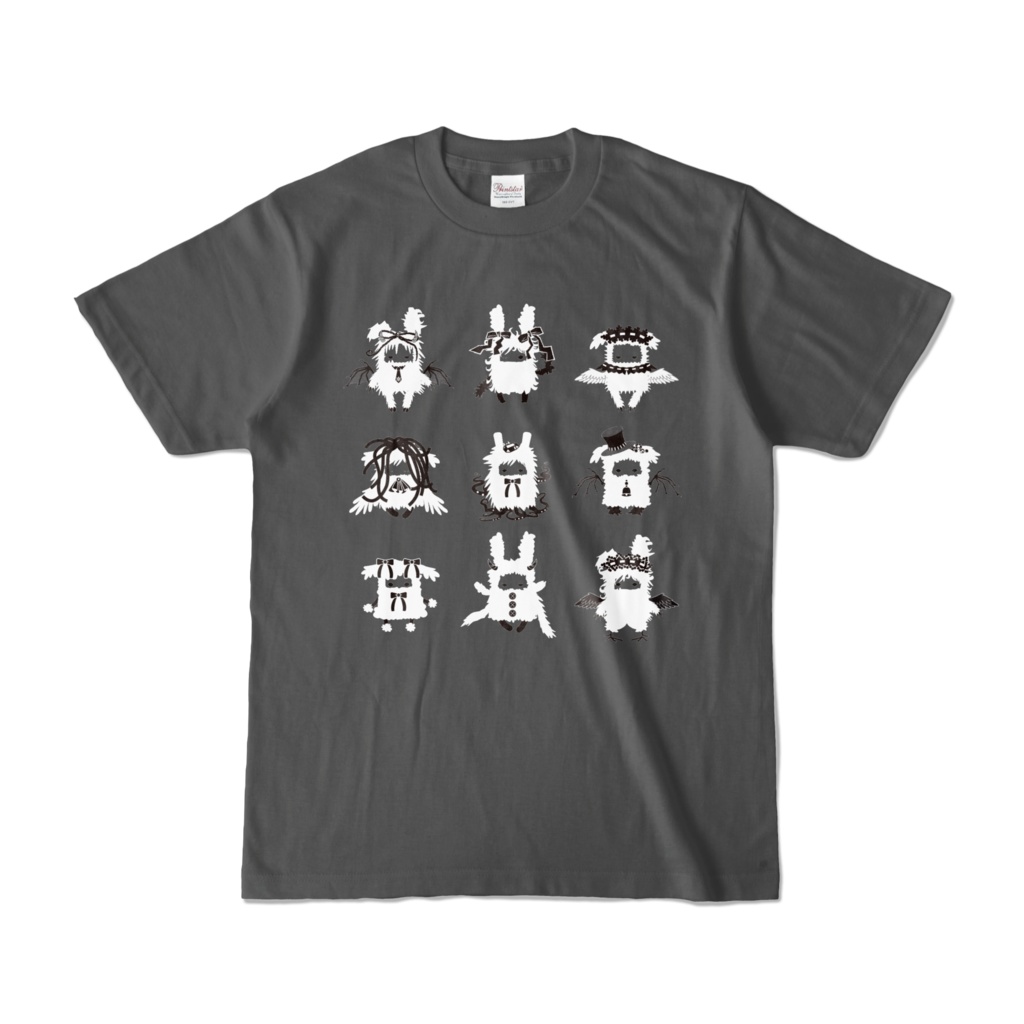 トリハダサンTシャツ（濃いグレー）
