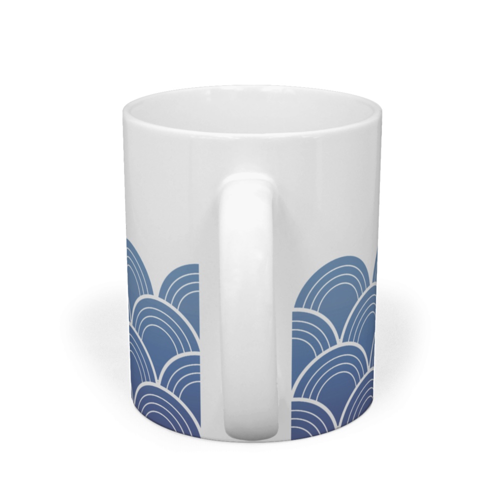 船幽霊装束柄マグカップ