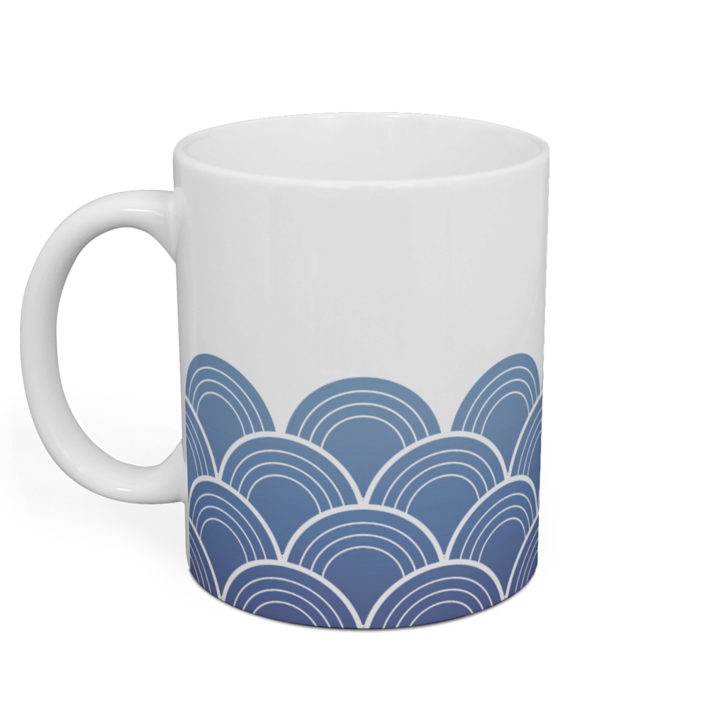 船幽霊装束柄マグカップ