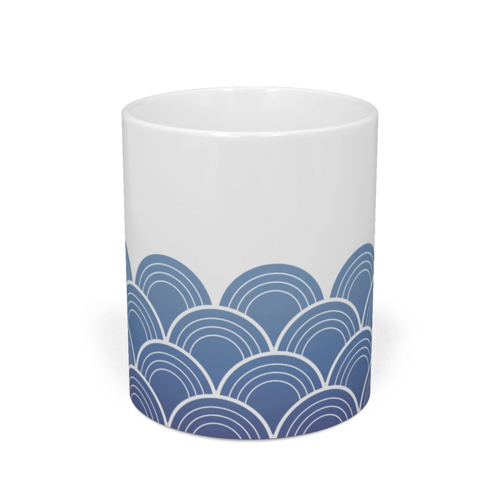 船幽霊装束柄マグカップ