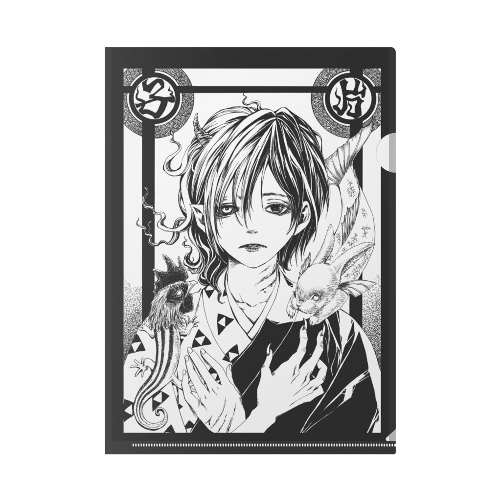 希少 残響のテロル 原画クリアファイル 5枚set