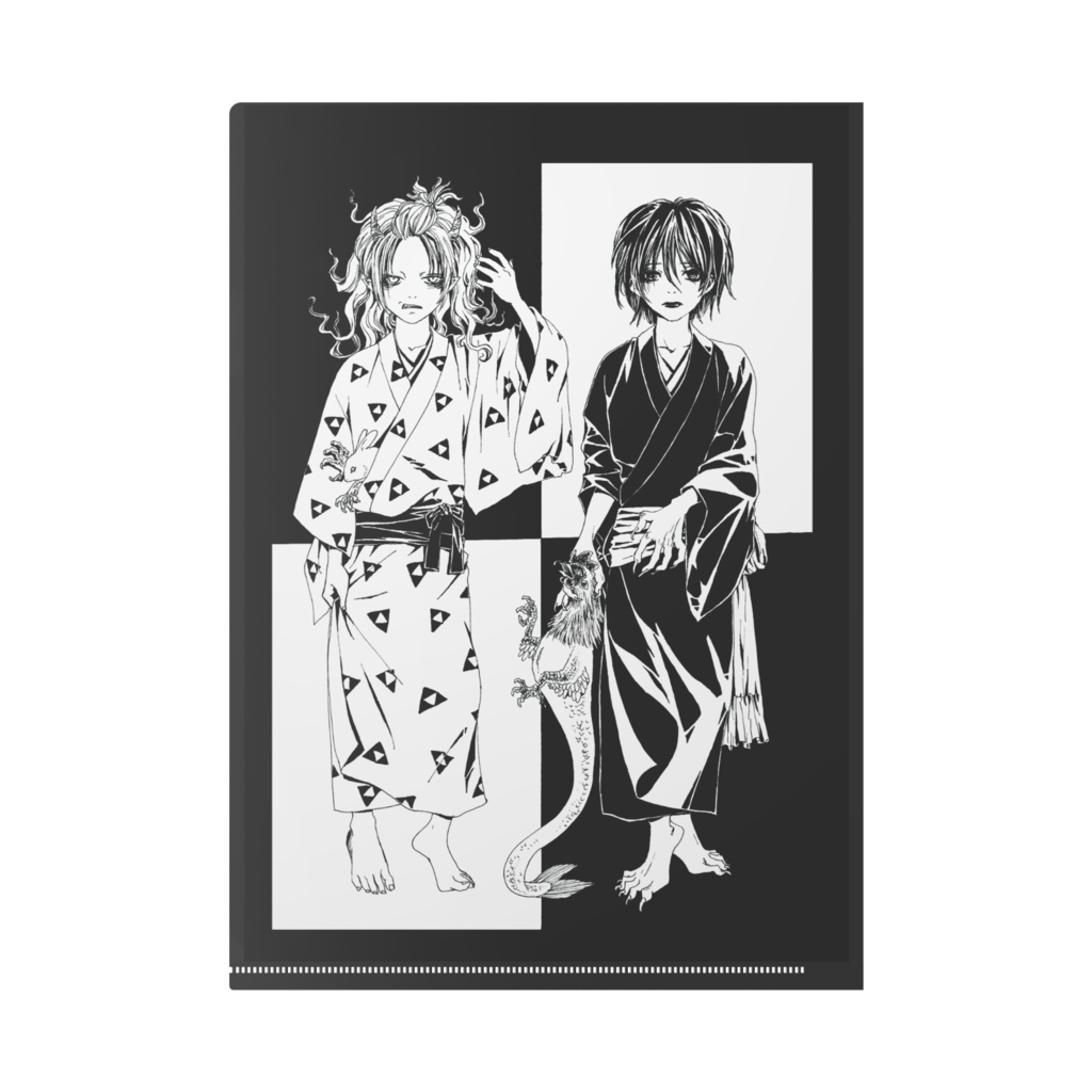 半鬼半人クリアファイル