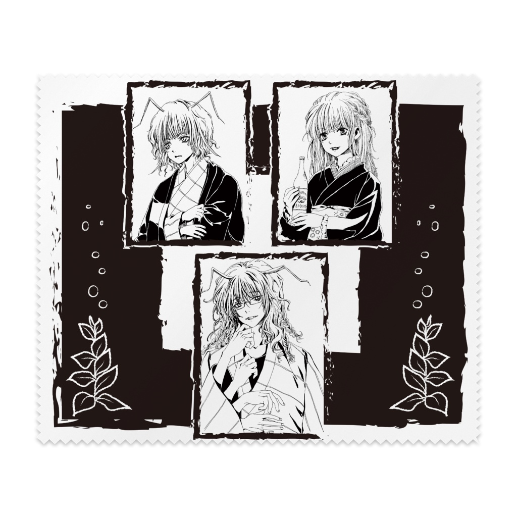 でかいワラジ虫達眼鏡拭き