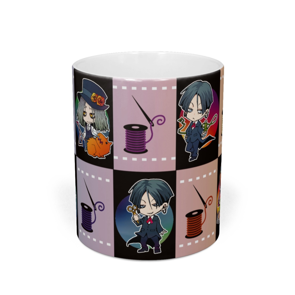 仕立て屋達マグカップ