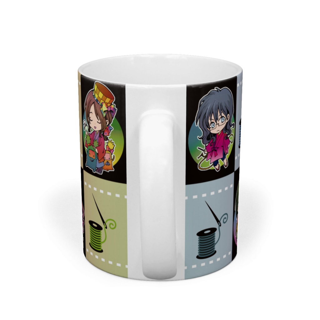 仕立て屋達マグカップ