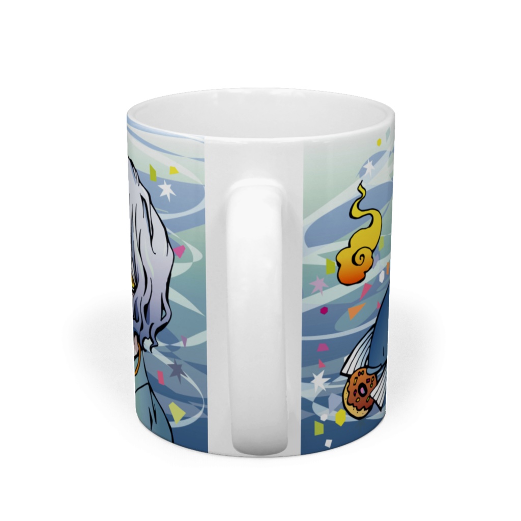 船幽霊と魚マグカップ