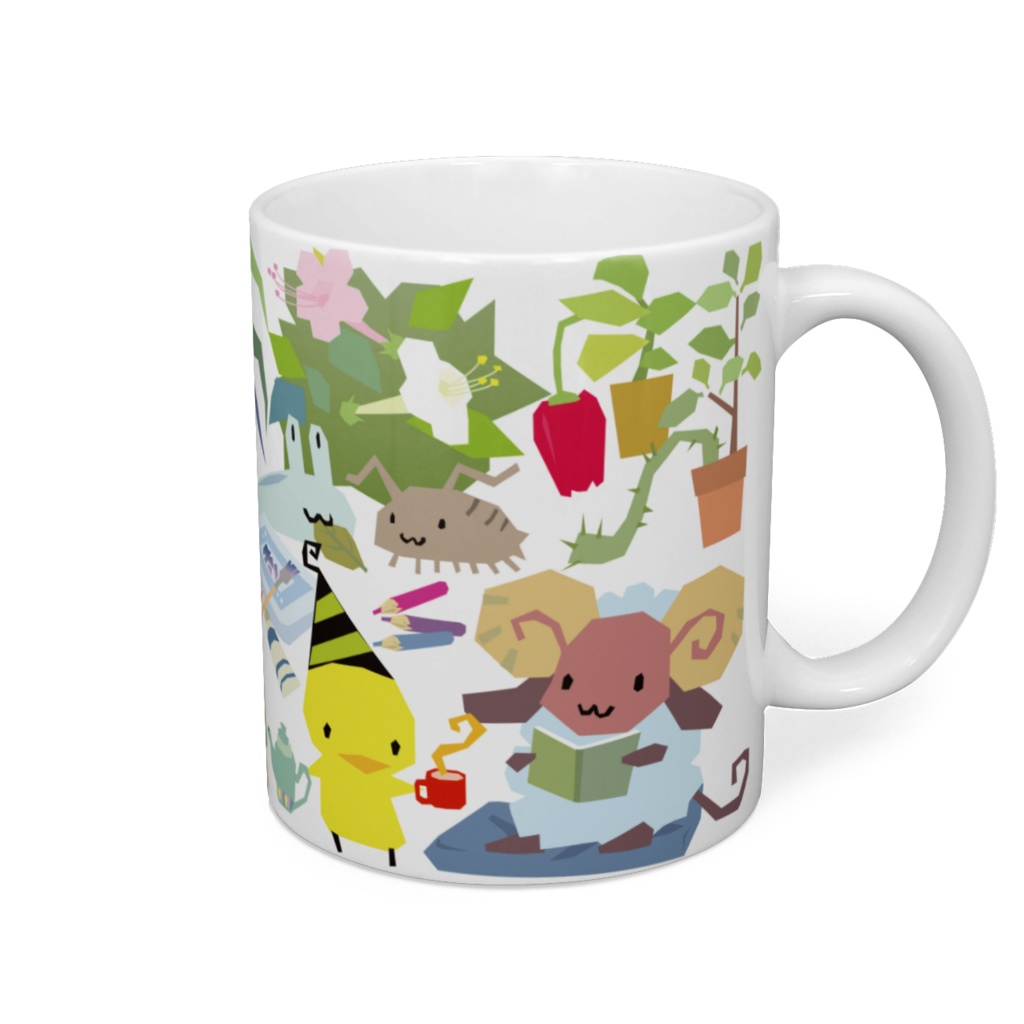 ひよこ達マグカップ