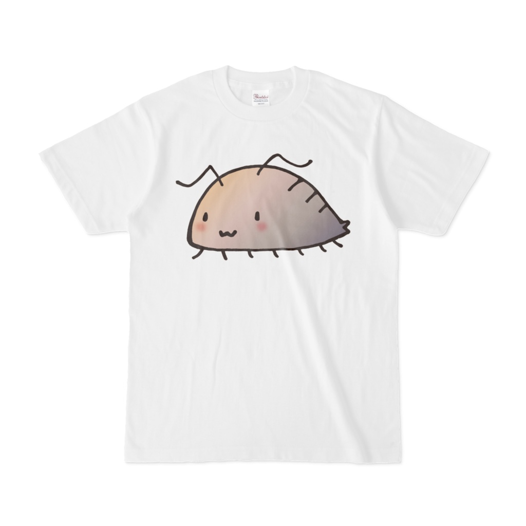 ワラジ虫一体でドーン白Tシャツ