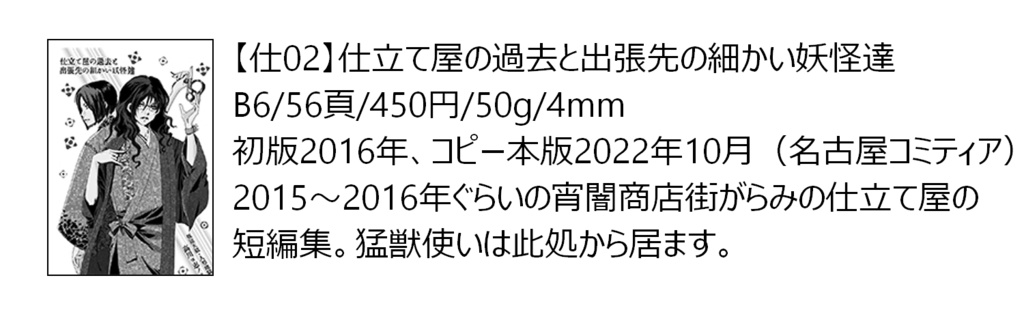 【自家通販/送料別】コピー本単品