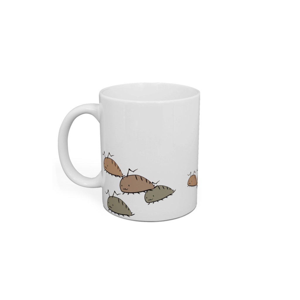 ワラジ虫わらわらマグカップ