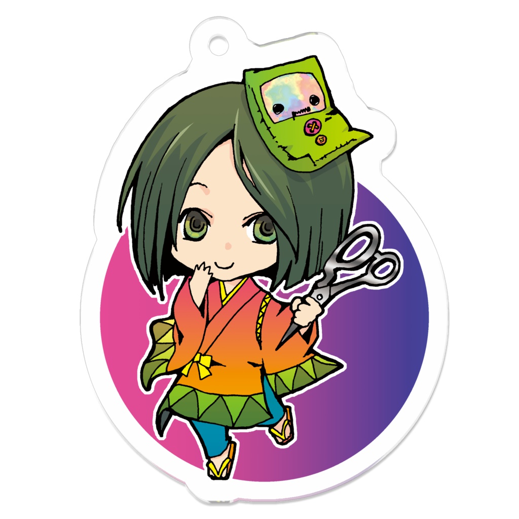 仕立て屋と妖怪布団かぶせアクキー