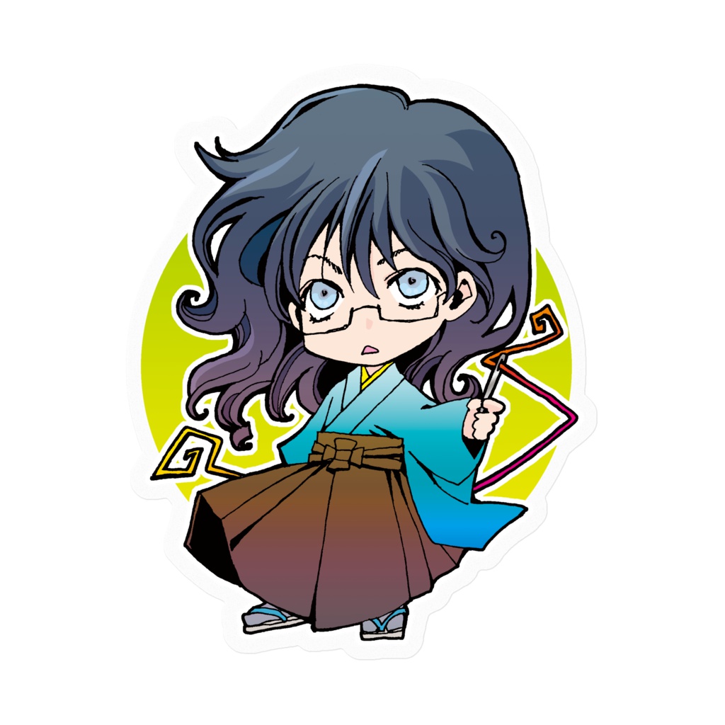 仕立て屋(本家装束)クリアステッカー