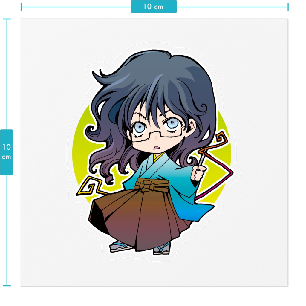 仕立て屋(本家装束)クリアステッカー