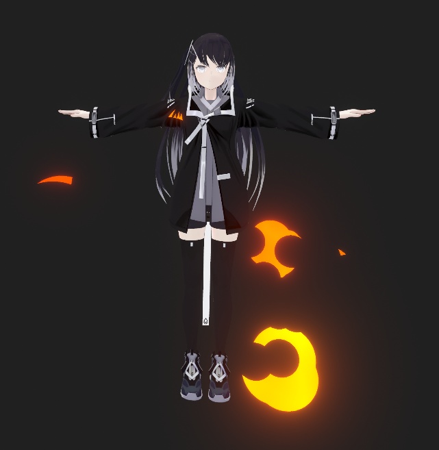 炎トゥーン効果 flame/fire toon effect