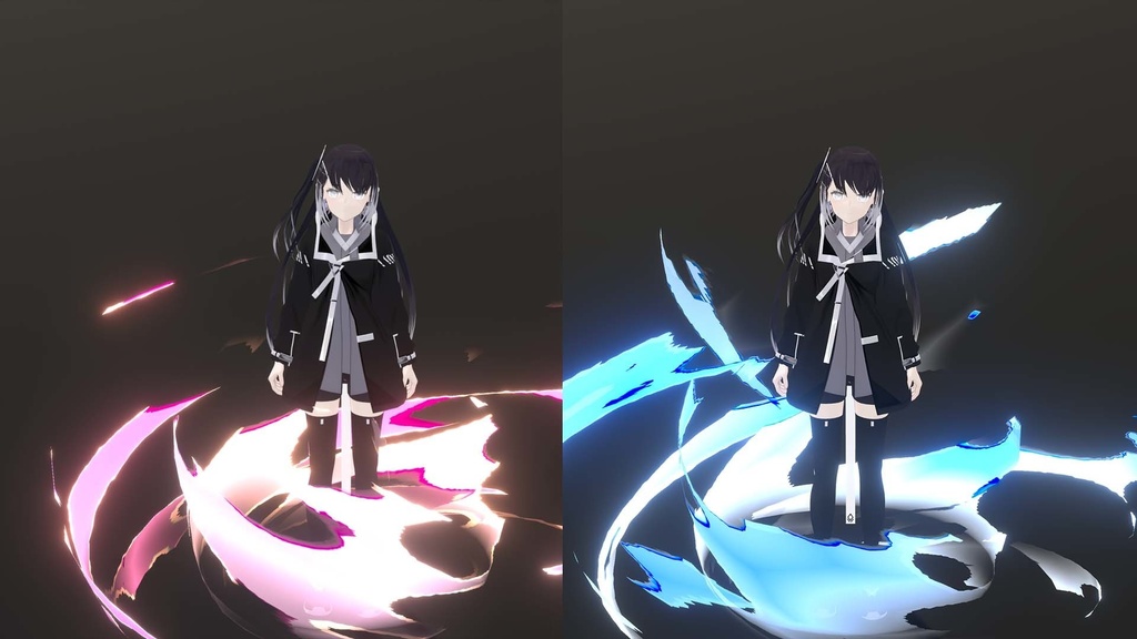 漫画の気波3D効果 cartoon wave 3d effect