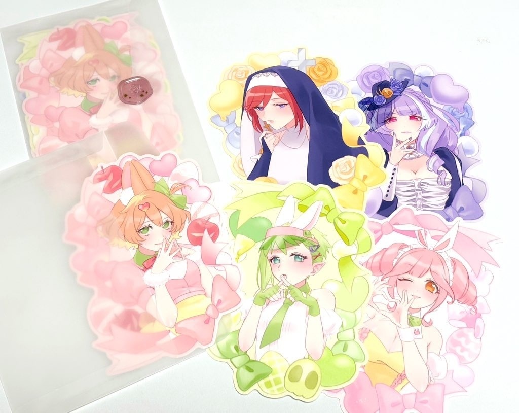 創作衣装ダイカットカード