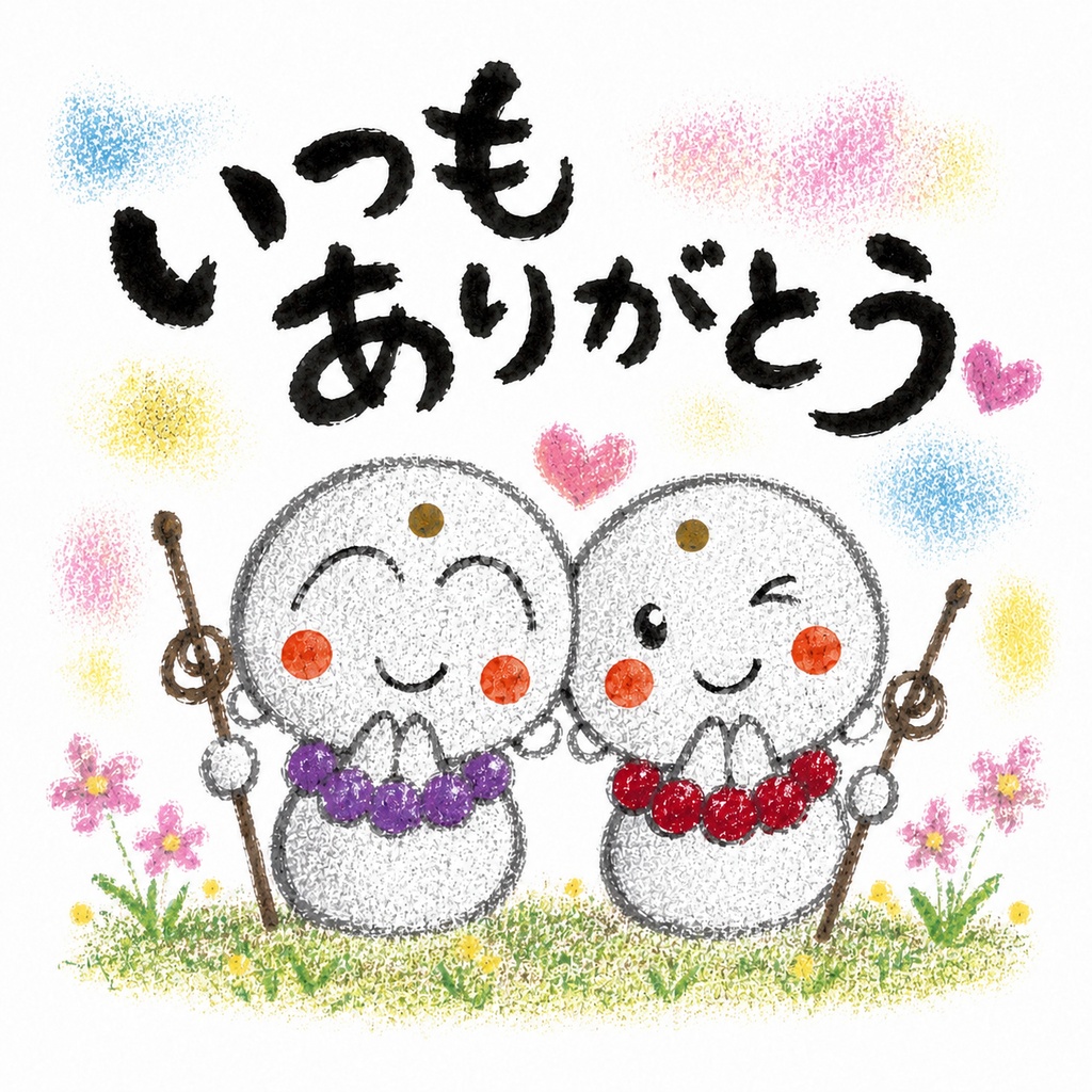     ほっこり地蔵さま｜感謝としあわせのスマホ壁紙3枚セット