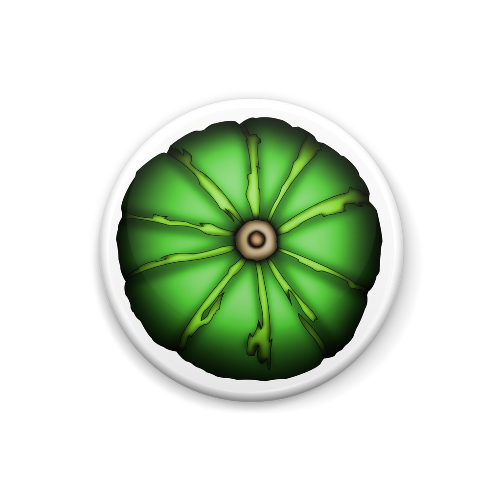 缶バッジ　かぼちゃ