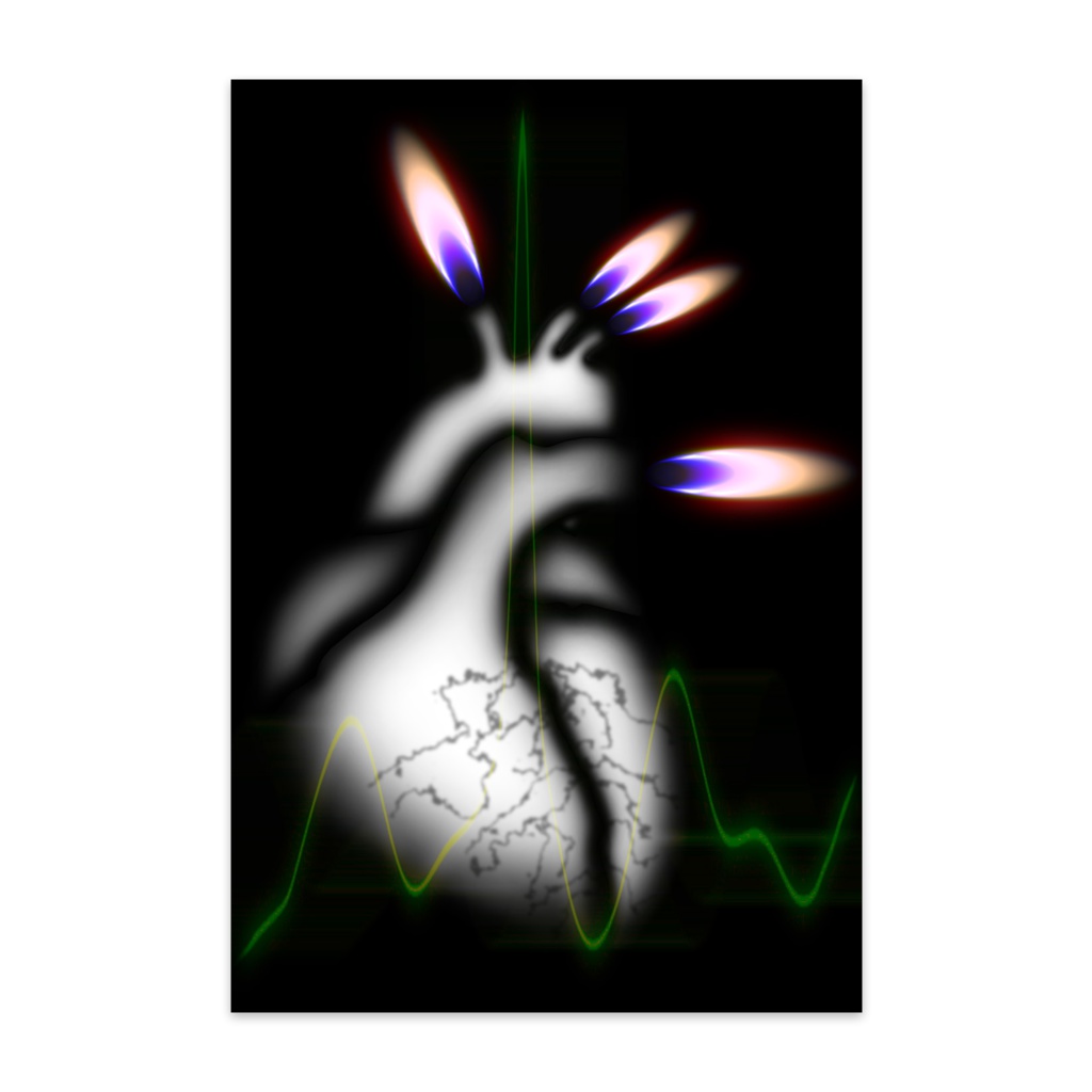 ポストカード(10枚)　鼓動