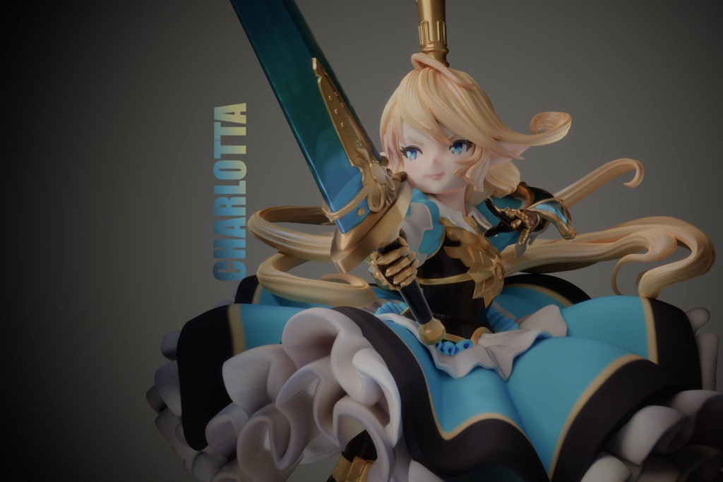 Charlotta Granblue Fantasy STL