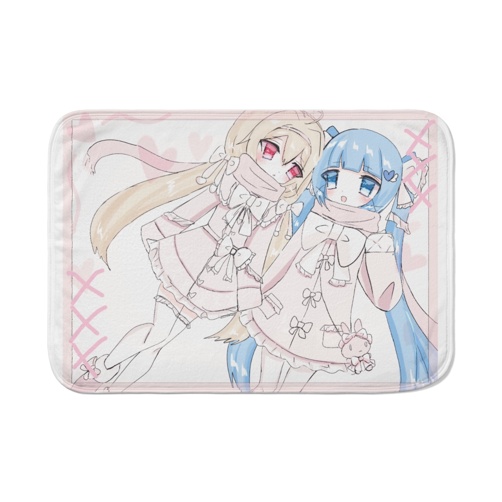めるてぃーしゅがーはーと モカマリ ブランケット