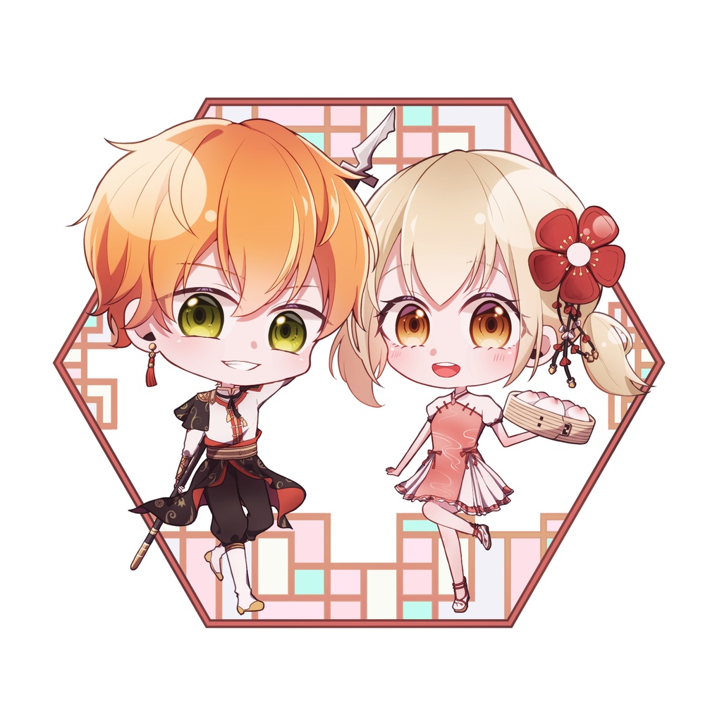 【彰こは】チャイナアクリルスタンド