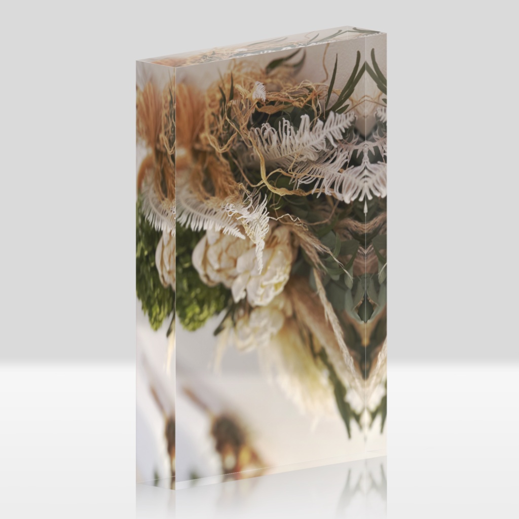 agape.「blanc」アクリルブロック