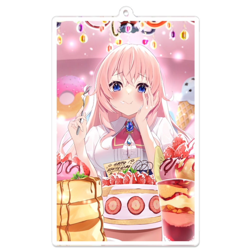 【期間限定】誕生日記念グッズ2023・アクリルキーホルダー【蒼桜すぴか】