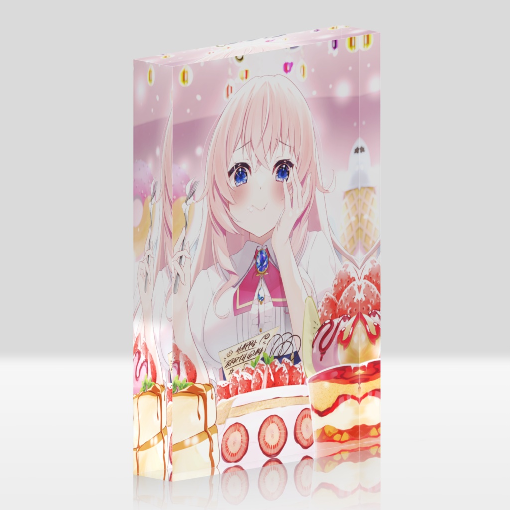 【期間限定】誕生日記念グッズ2023・アクリルブロック【蒼桜すぴか】