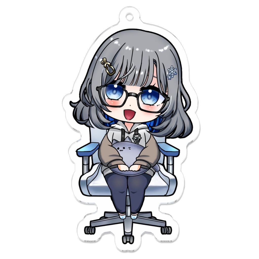 氷菓ぱぴこアクリルキーホルダー(椅子)