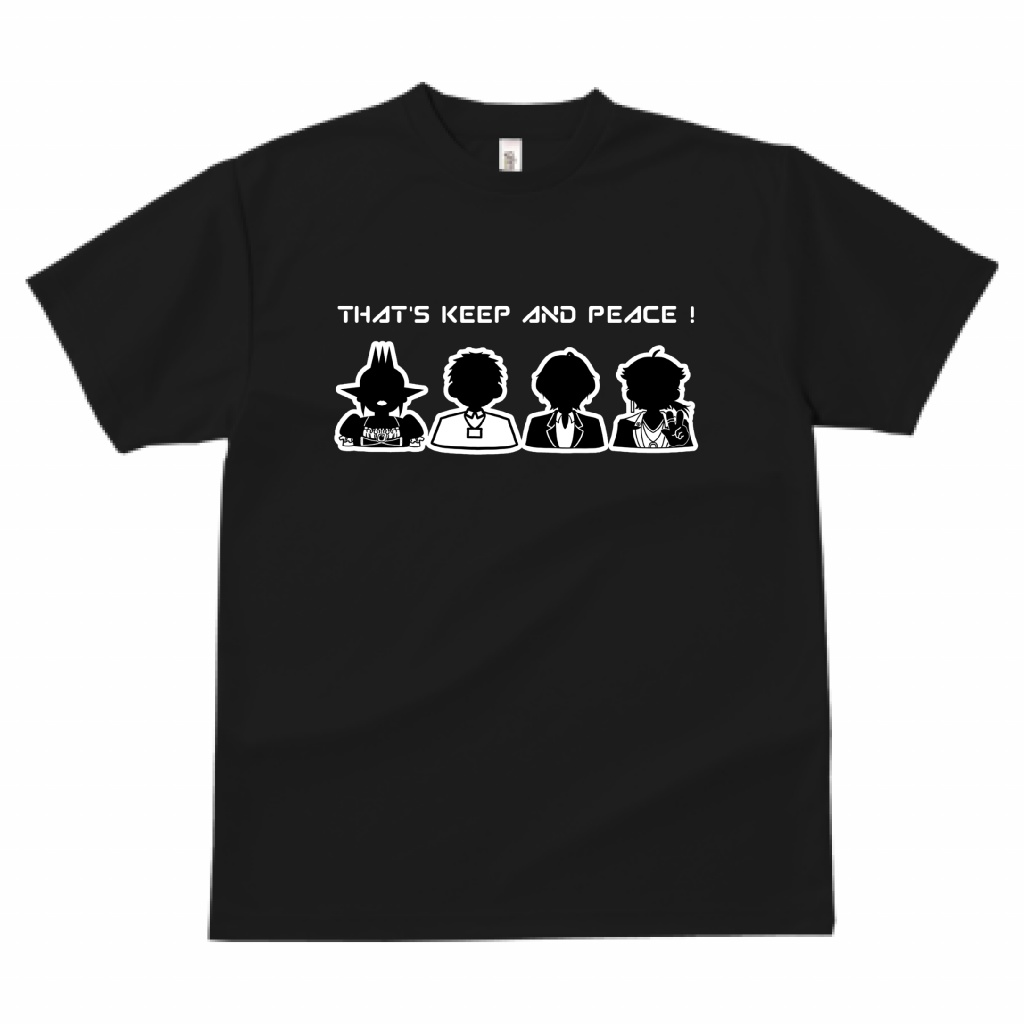 【にじそ10】雑キーㇷ゚&ピース Tシャツ
