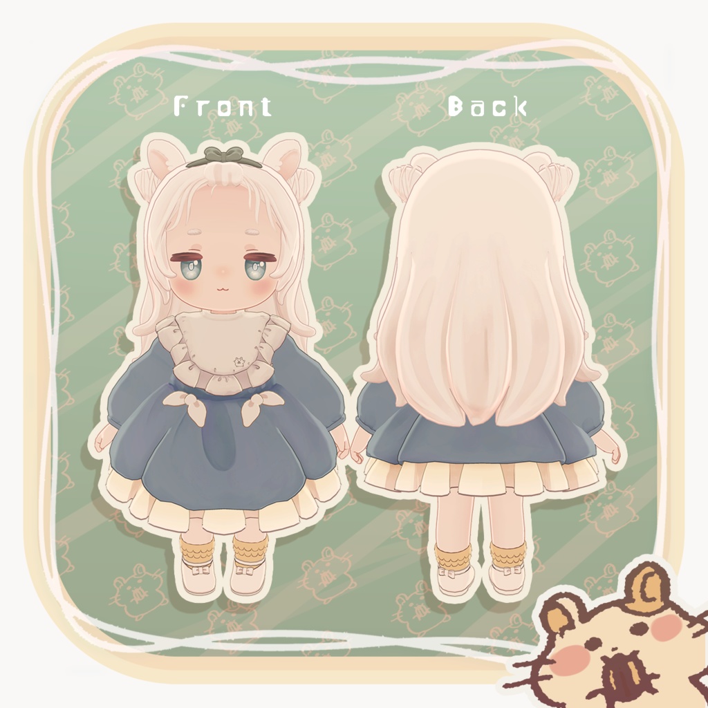 【オリジナル3Dモデル】しろめあ -SIROMEA-