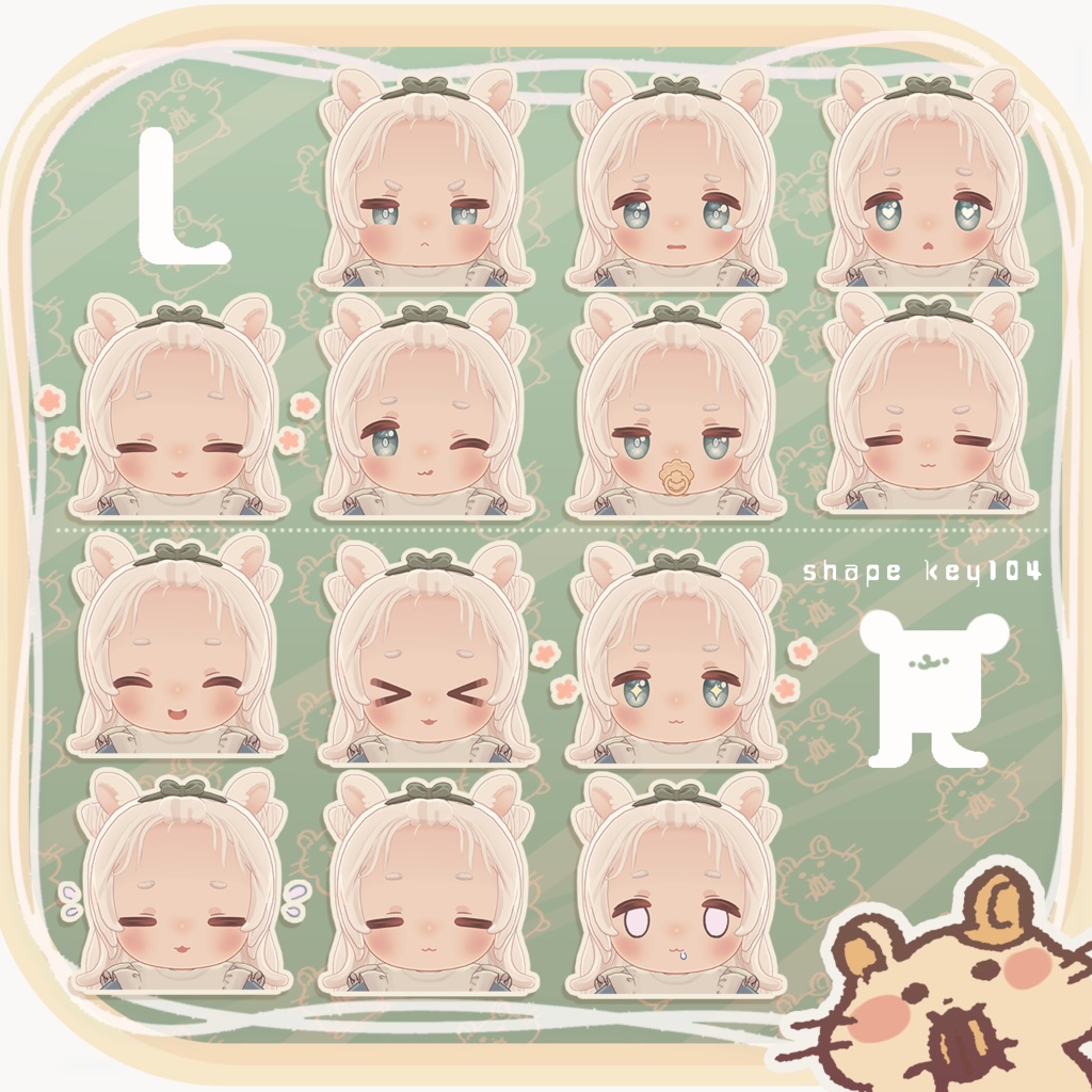 【オリジナル3Dモデル】しろめあ -SIROMEA-