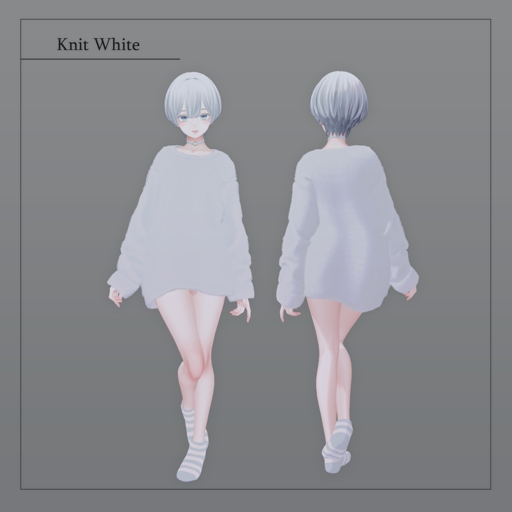 【3D衣装】彼ニット✦森羅対応版✦