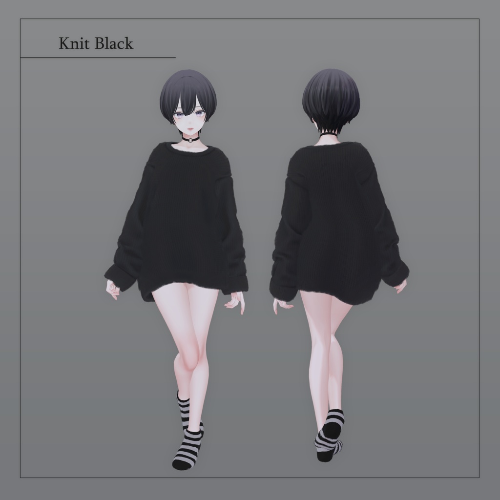 【3D衣装】彼ニット✦森羅対応版✦