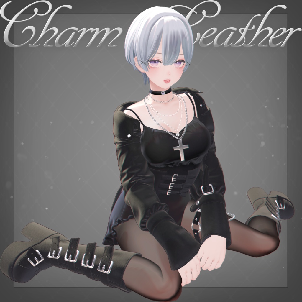 【3D衣装】Charm Leather✦6キャラ対応✦