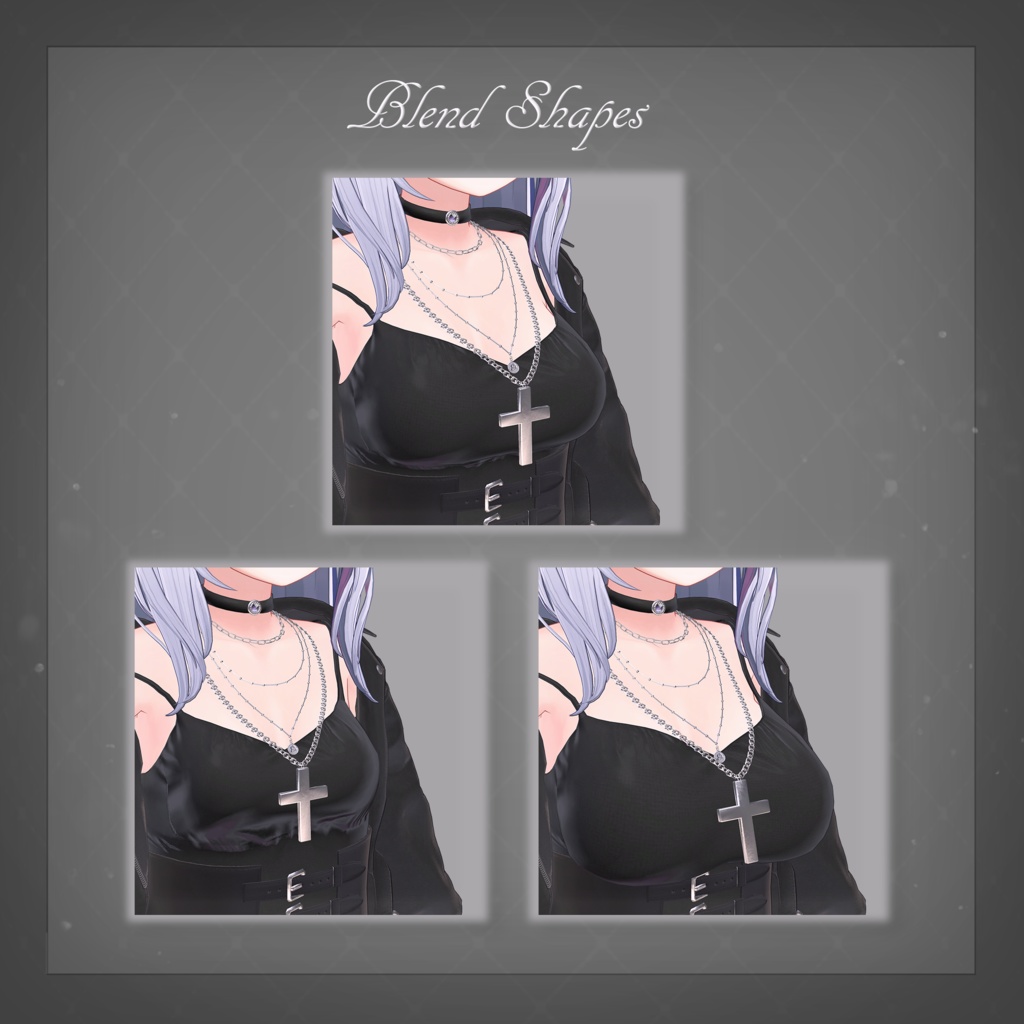 【3D衣装】Charm Leather✦6キャラ対応✦