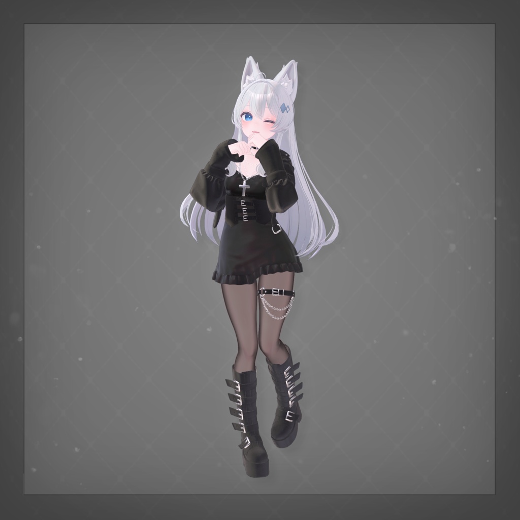 【3D衣装】Charm Leather✦6キャラ対応✦