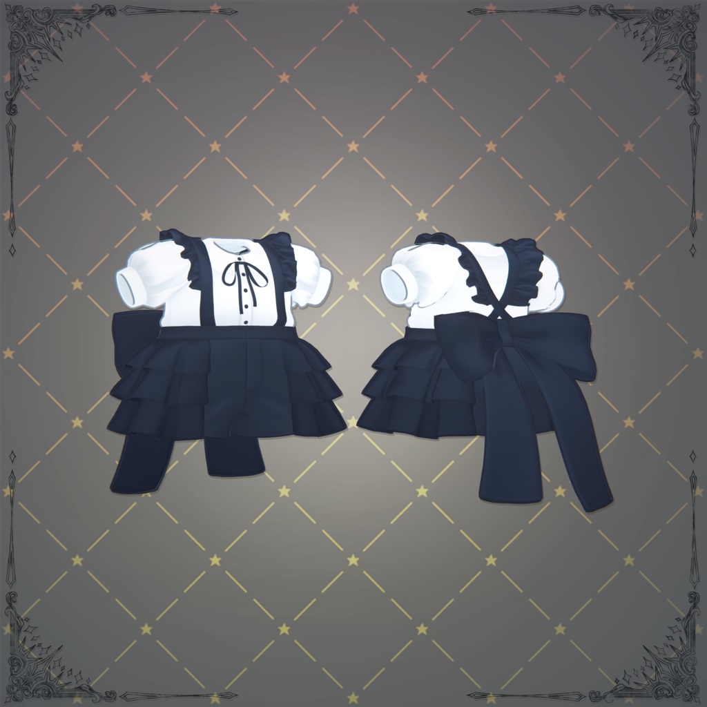 【3D衣装】Madonna Lily ✦8キャラ対応✦