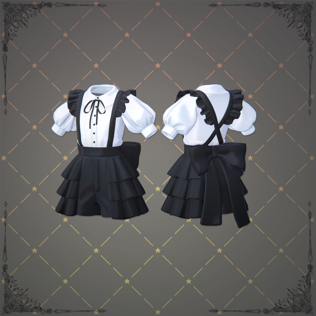 【3D衣装】Madonna Lily ✦8キャラ対応✦