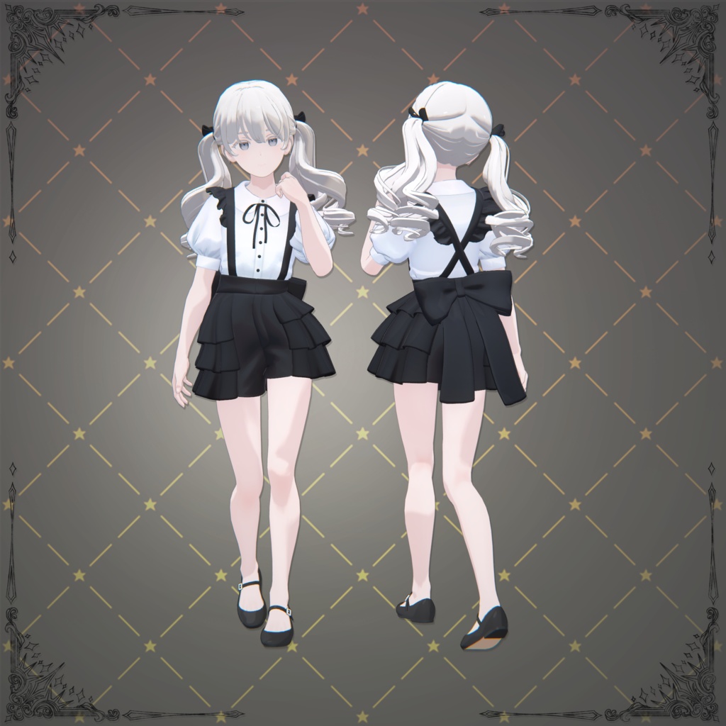 【3D衣装】Madonna Lily ✦8キャラ対応✦