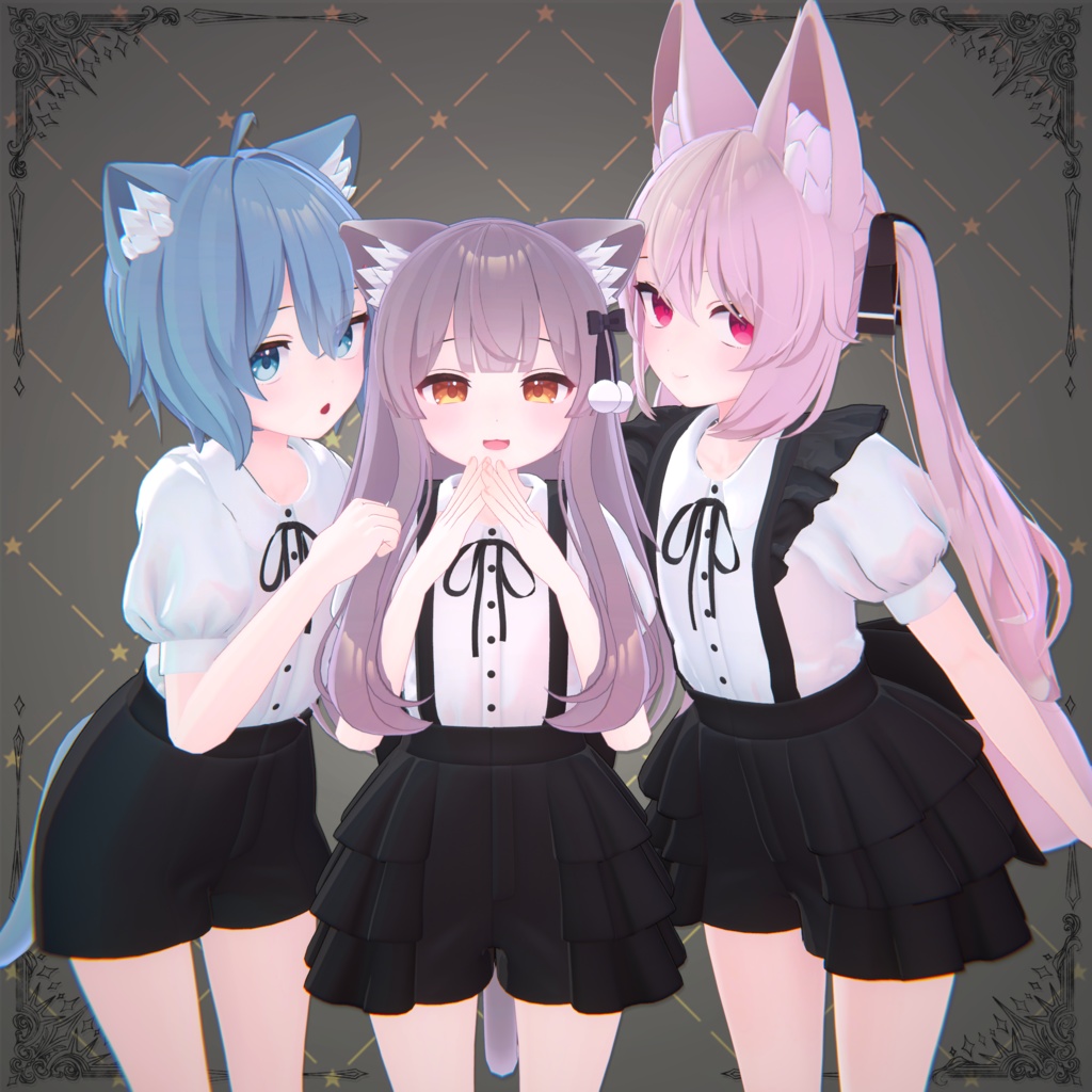 【3D衣装】Madonna Lily ✦8キャラ対応✦