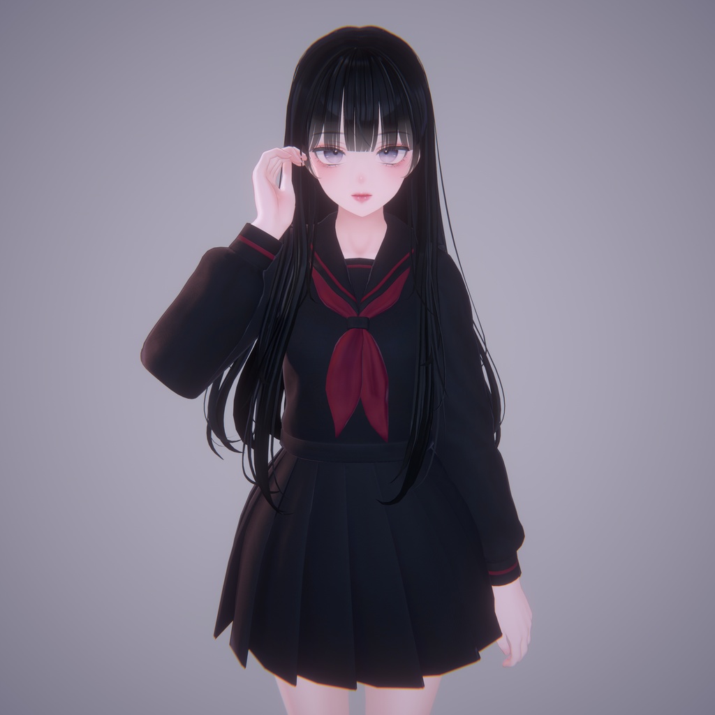 【3D衣装】セーラー服&カーディガン✦10キャラ対応✦