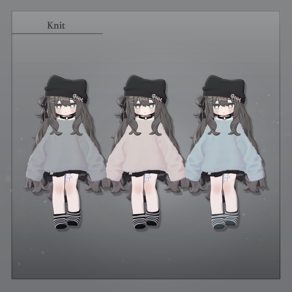 【3D衣装】彼ニット✦キプフェル対応版✦