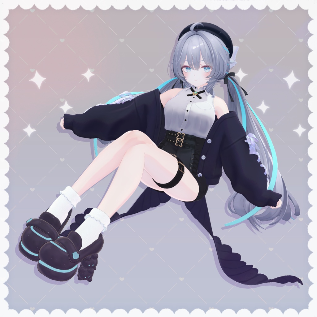 【3Dモデル】RabbitShoes✦21キャラセミ対応✦