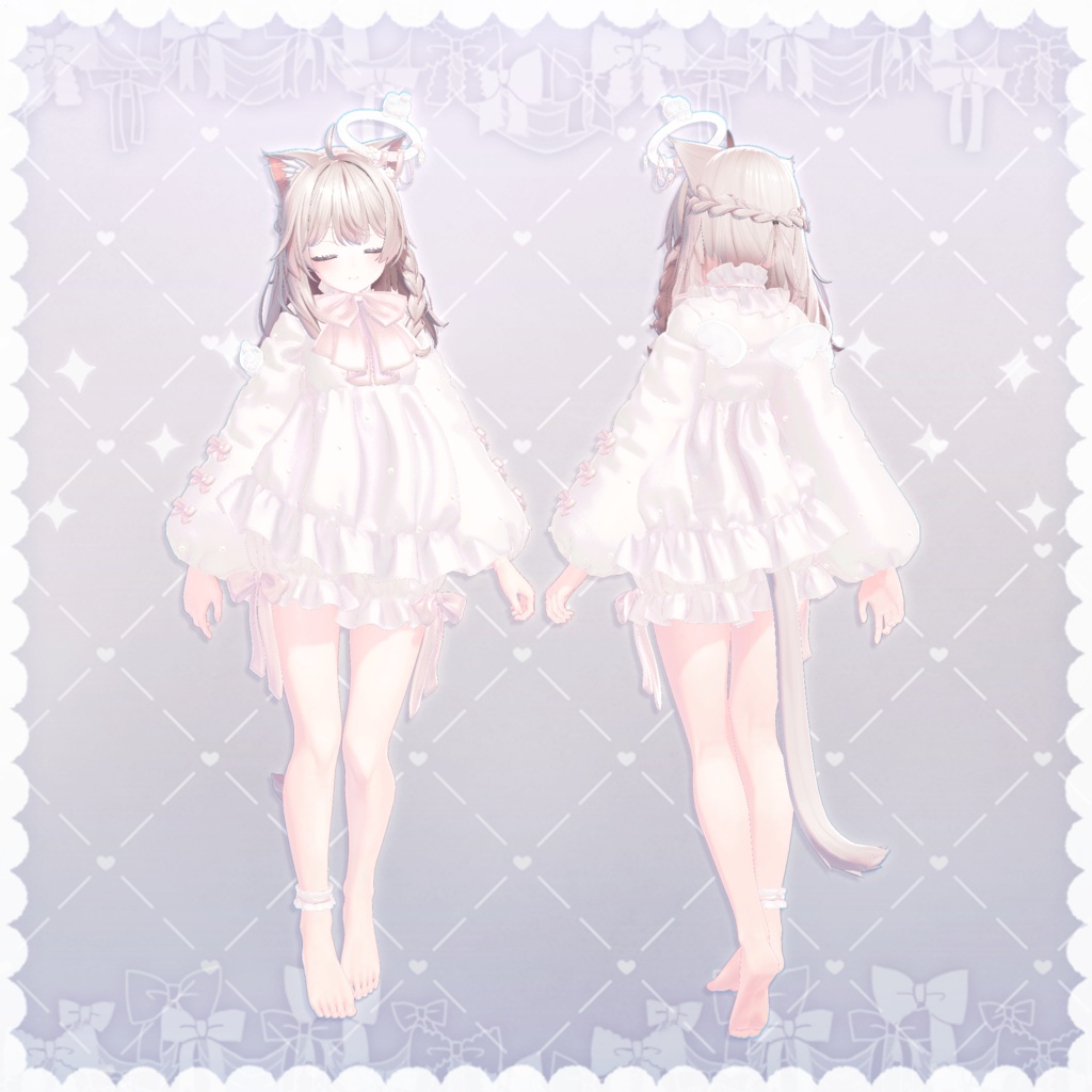 【3D衣装】ぴゅあばにー -PureBuny- ✦29キャラセミ対応✦