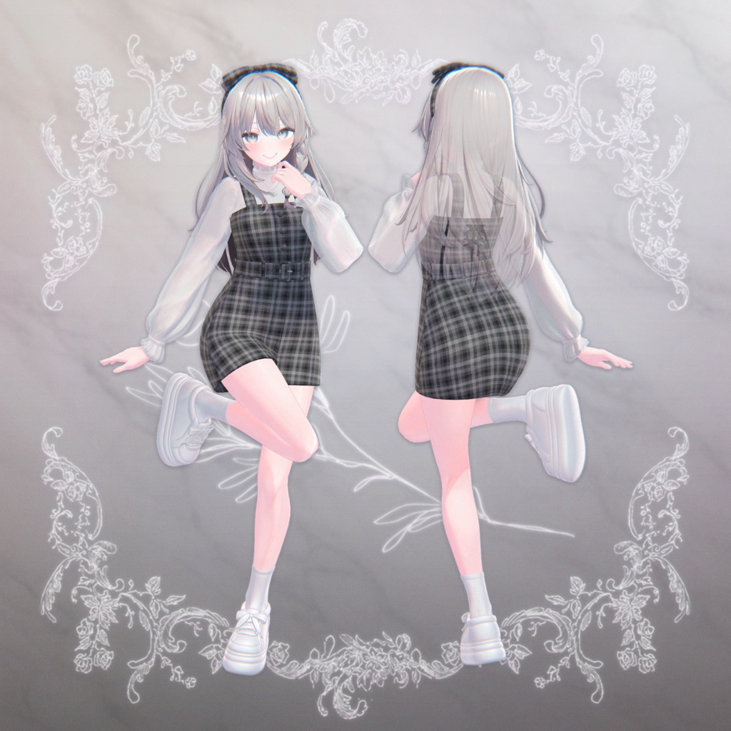 【3D衣装】BloomyCheck ✦9キャラ対応✦【発売記念SALE】