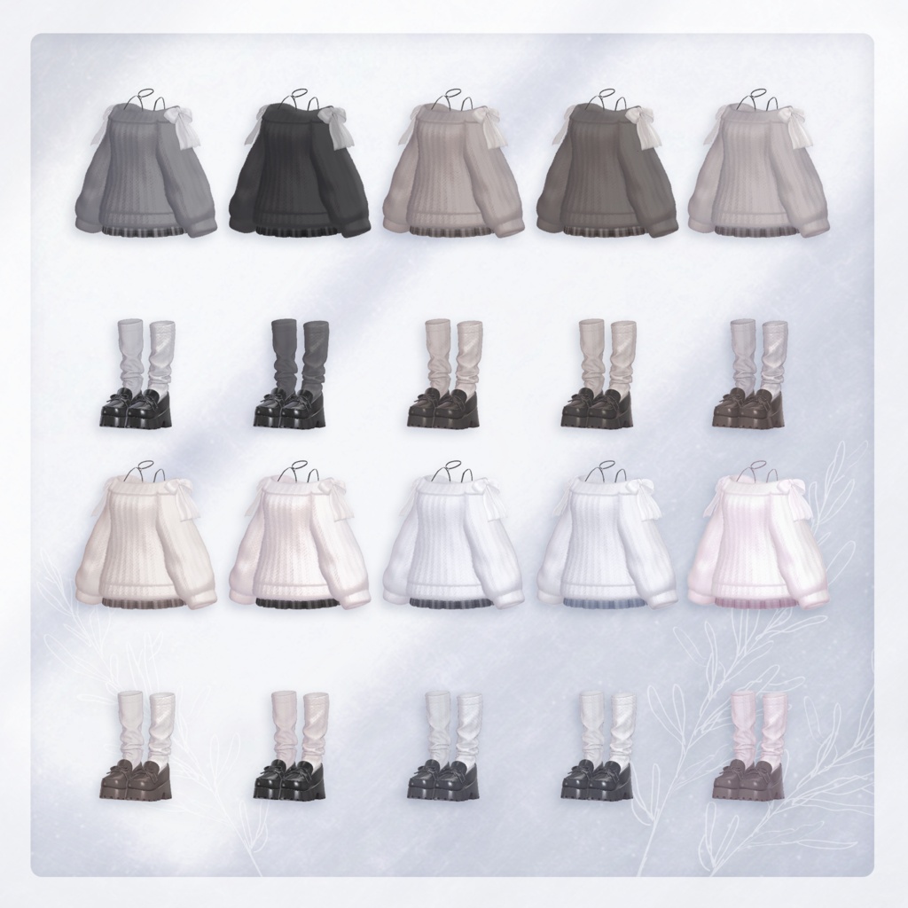 ✨50%OFF SALE✨ RibbonKnit✦10キャラ対応✦