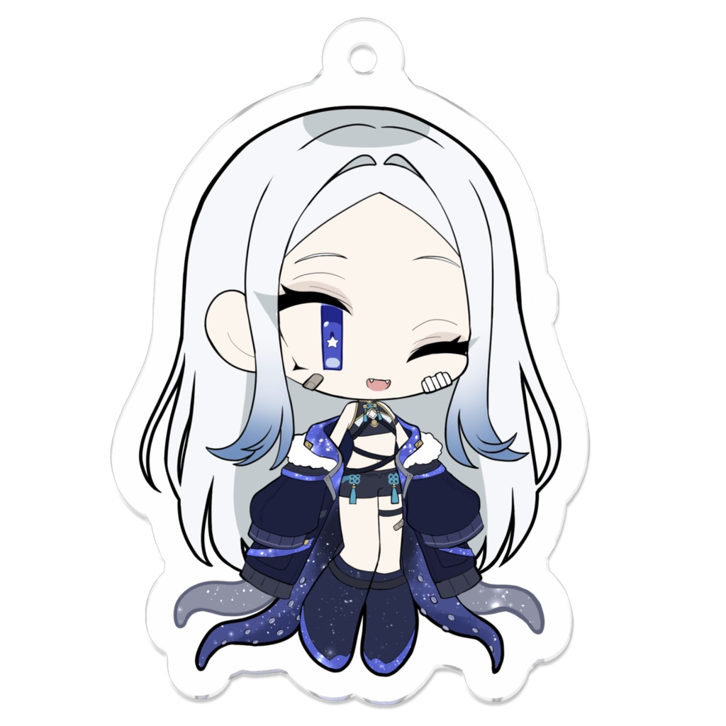 月野ルネ🌙🩵👾シャープキュートSDアクリルキーホルダー